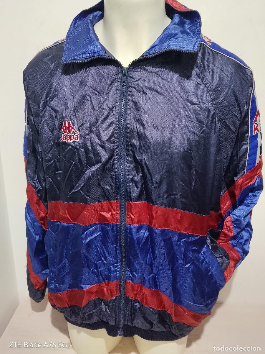 Coleccionismo deportivo: FC Barcelona Chubasquero jugador kappa 1995 jacket chaqueta xl 68cts football futbol
