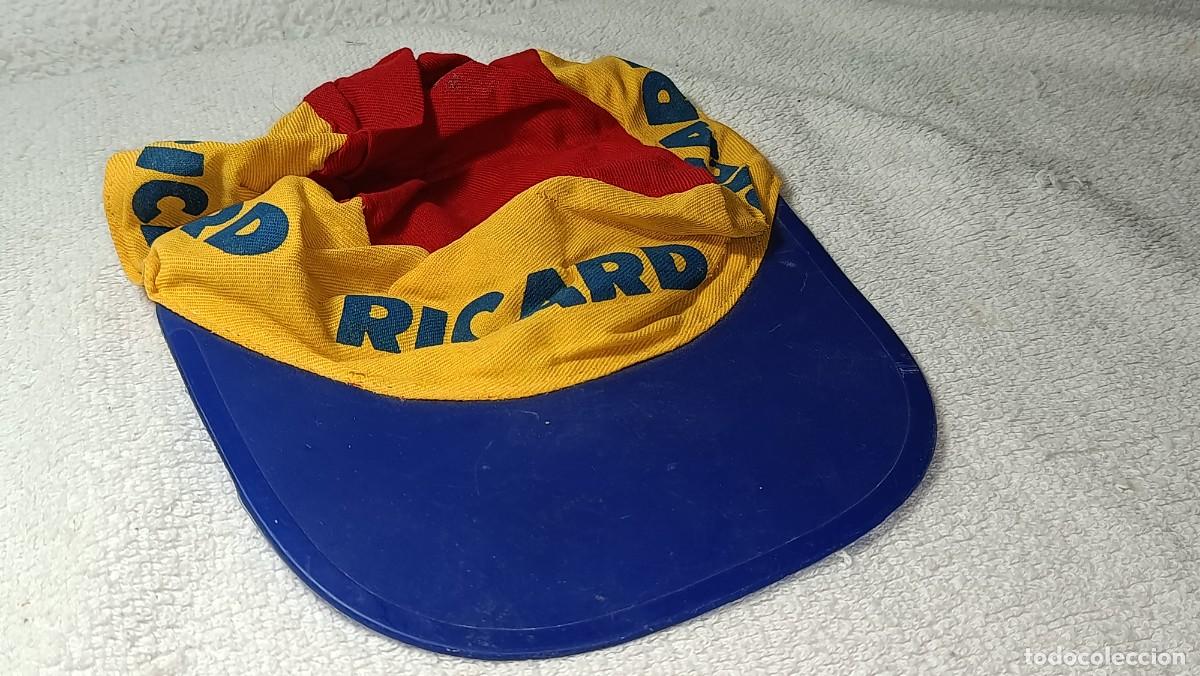 Coleccionismo deportivo: ANTIGUA GORRA CICLISTA PUBLICITARIA DE ANIS RICARD CICLISMO A&Ntilde;OS 70