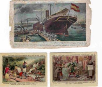 Coleccionismo cromos antiguos: Cristobal Colon de Chocolates - Foto 1