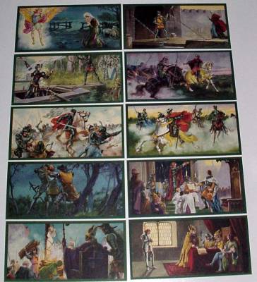 Coleccionismo cromos antiguos: SERIE COMPLETA DE 10 CROMOS DE JUANA DE ARCO - Foto 1