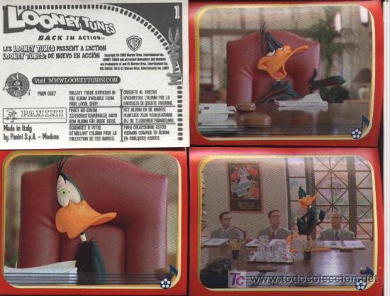 Coleccionismo Cromos antiguos: looney toones back in action PIDE TUS FALTAS