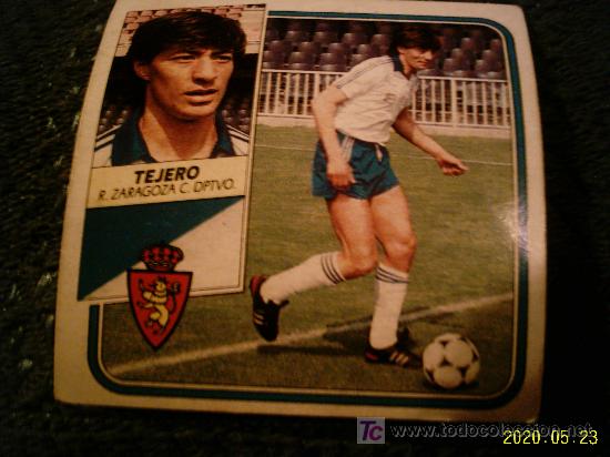 Colecionismo Cromos antigos: CROMO DE TEJERO // REAL ZARAGOZA. LIGA 89-90. EDICIONES ESTE