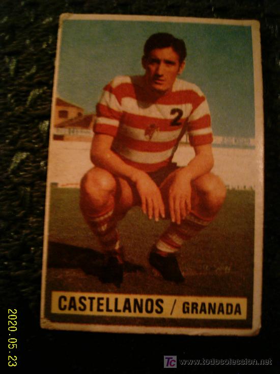 Colecionismo Cromos antigos: CROMO DE CASTELLANOS // GRANADA. LIGA 1974. EDICIONES ESTE.