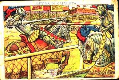 Coleccionismo cromos antiguos: HIST&Ograve;RIA DE CATALUNYA, N&ordm; 66. XOCOLATES JUNCOSA - Foto 1