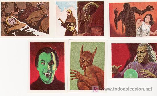 Coleccionismo cromos antiguos: LOTE DE 6 CROMOS-HISTORIAS DE TERROR. - Foto 1