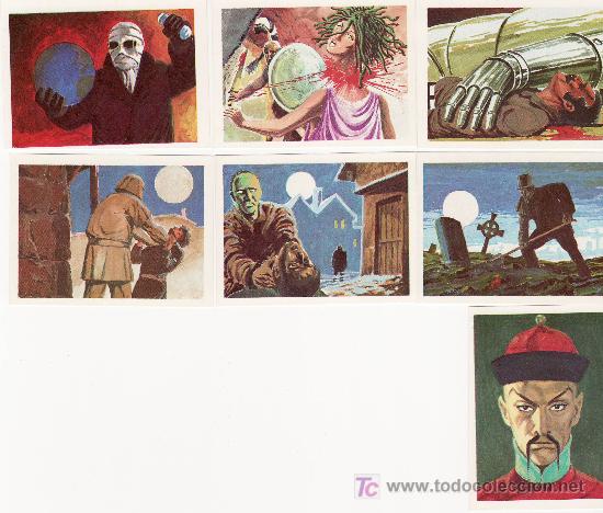 Coleccionismo cromos antiguos: LOTE DE 7 CROMOS-HISTORIAS DE TERROR. - Foto 1