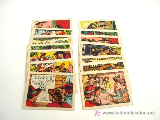 Coleccionismo cromos antiguos: 79 CROMOS ANTIGUOS EL COYOTE - Foto 3