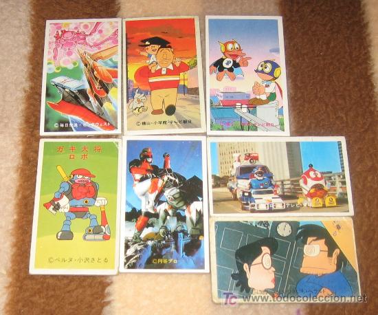 Coleccionismo Cromos antiguos: p man doraemon ninja hatori bakabon robotchi manga anime sasuga sarutobi baseball recortitos