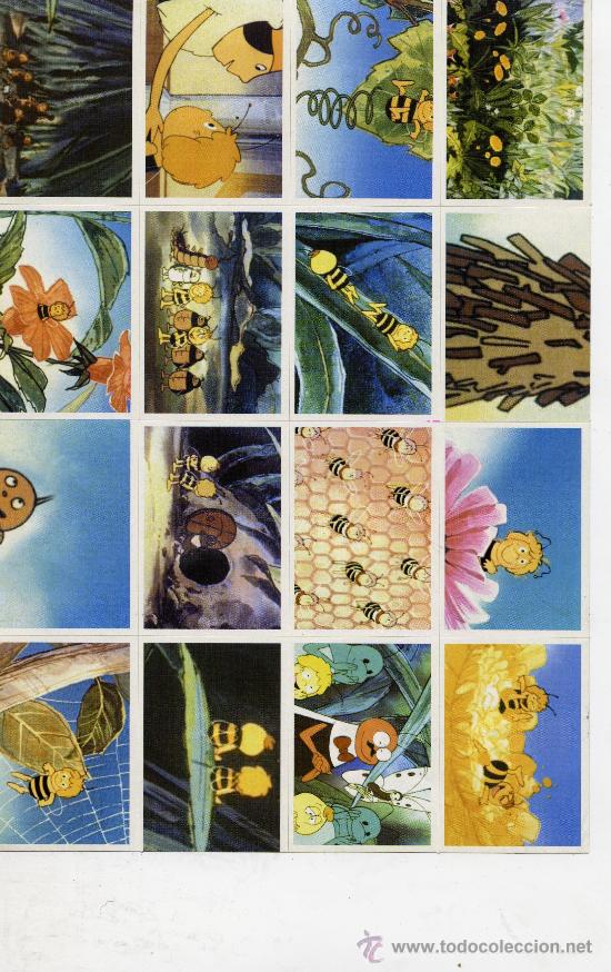 Coleccionismo cromos antiguos: LA ABEJA MAYA 16 cromos - Foto 1