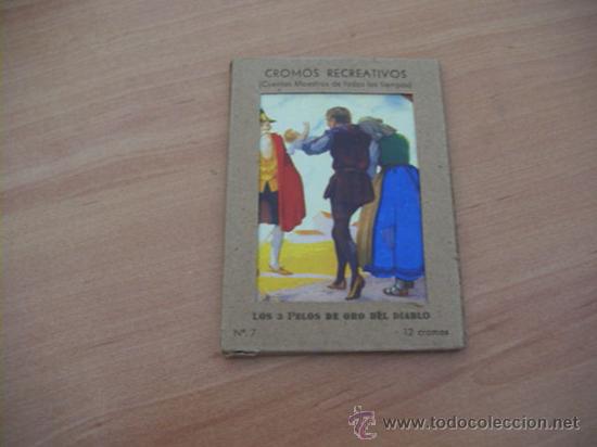 Coleccionismo cromos antiguos: LOS 3 PELOS DE OROR DEL DIABLO. ANTIGUA COLECCION CROMOS RECREATIVOS. (CRIP5)
