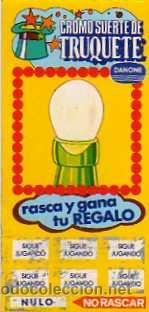 Coleccionismo cromos antiguos: DANONE - CROMO SUERTE DE TRUQUETE 1985 - Foto 1