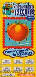 Coleccionismo cromos antiguos: DANONE - CROMO SUERTE DE TRUQUETE - 1985 - Foto 1