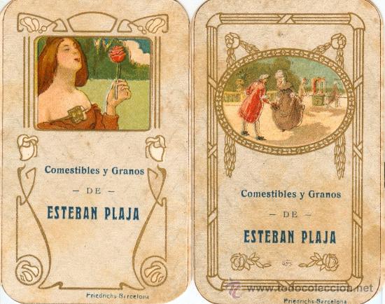Coleccionismo cromos antiguos: Dos cromos modernistas - Foto 1