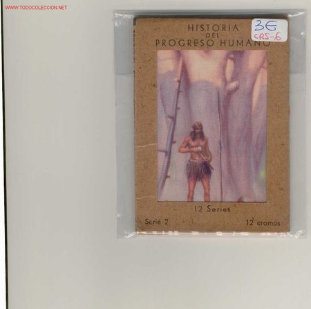 Coleccionismo cromos antiguos: (CRS-6) CROMOS HISTORIA DEL PROGRESO HUMANO - Foto 1