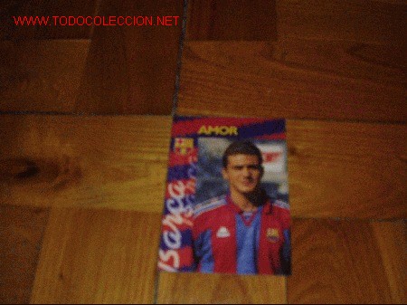 Coleccionismo cromos antiguos: BAR&Ccedil;A PANINI CARDS 96-97: AMOR - Foto 1