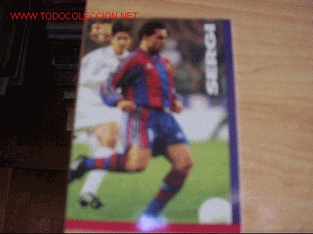 Coleccionismo cromos antiguos: BAR&Ccedil;A. SERGI. Panini Cards 96-97 - Foto 1