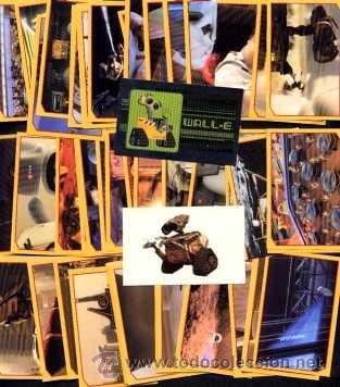 Collezionismo Figurine antiche: WALL E. LOTE DE 60 CROMOS TODOS DISTINTOS. (VER N&Uacute;MEROS). PANINI, 2008.