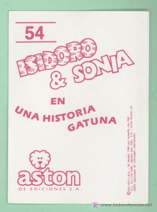 Coleccionismo cromos antiguos: Isidoro y Sonia - ASTON - Foto 1