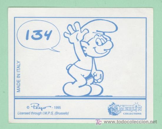 Coleccionismo cromos antiguos: Los pitufos - Merlin Collections - Foto 1