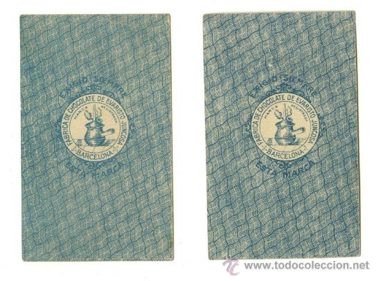 Coleccionismo cromos antiguos: 2 cartas, evaristo juncosa - Foto 2