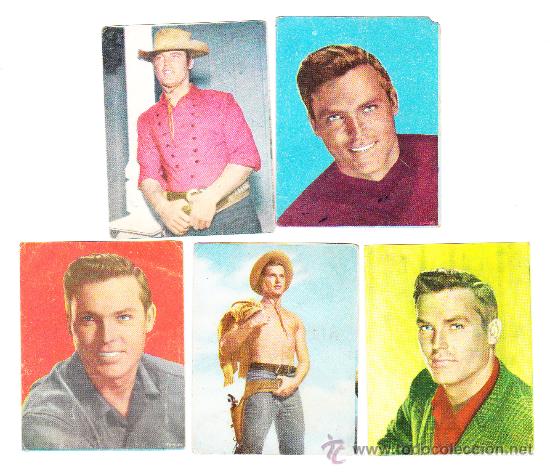 Coleccionismo Cromos antiguos: cromos &acute; figuras de la t.v. &acute; del telefilm &acute; bronco &acute; , edit fher s.a. (precio unidad)