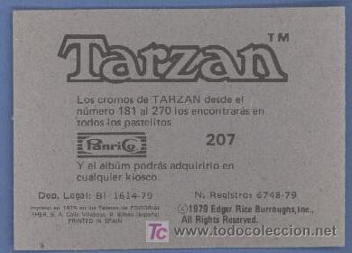 Coleccionismo cromos antiguos: Tarzan - PANRICO - Cromo N&ordm; 207 &iexcl;Nuevo e IMPECABLE! - Foto 1