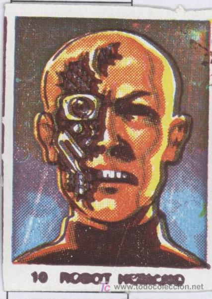Coleccionismo cromos antiguos: Monstruos Diab&oacute;licos n&ordm; 10 - Robot Macabro - Foto 1
