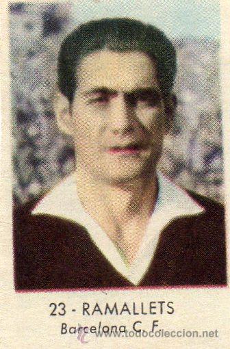 Coleccionismo Cromos antiguos: RAMALLETS,BARCELONA C.F.