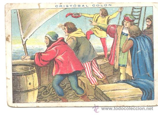 Coleccionismo cromos antiguos: CROMO CRISTOBAL COLON CHOCOLATE JUNCOSA N&ordm;39 - Foto 1