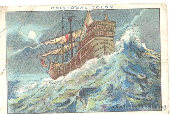 Coleccionismo cromos antiguos: CROMO CRISTOBAL COLON CHOCOLATE JUNCOSA N&ordm; 89 - Foto 1