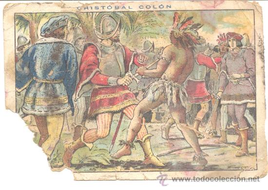 Coleccionismo cromos antiguos: CROMO CRISTOBAL COLON CHOCOLATE JUNCOSA N&ordm;114 - Foto 1
