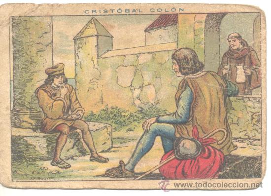Coleccionismo cromos antiguos: CROMO CRISTOBAL COLON CHOCOLATE JUNCOSA N&ordm;5 - Foto 1