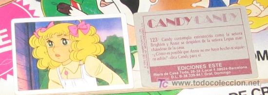 Coleccionismo cromos antiguos: CANDY CANDY EDICIONES ESTE N&ordm; 123 - Foto 1