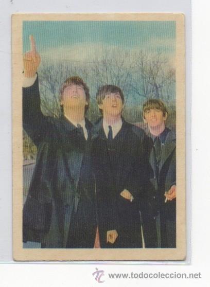 Coleccionismo cromos antiguos: CROMO DE LOS BEATLES DE CHICLES A. & B. C. CHEWING GUM - Foto 1
