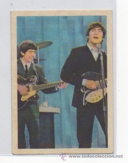 Coleccionismo cromos antiguos: CROMO DE LOS BEATLES DE CHICLES A. & B. C. CHEWING GUM - Foto 1