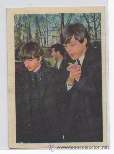 Coleccionismo cromos antiguos: CROMO DE LOS BEATLES DE CHICLES A. & B. C. CHEWING GUM - Foto 1