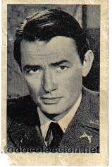 Coleccionismo cromos antiguos: CROMO DE ARTISTA, GREGORY PECK - Foto 1