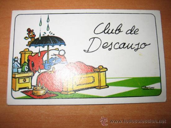 Coleccionismo cromos antiguos: CROMO TARJETA PITUFOS - Foto 1