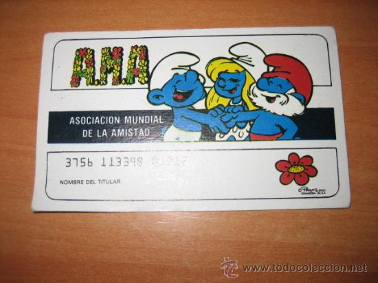Coleccionismo cromos antiguos: CROMO TARJETA PITUFOS - Foto 1