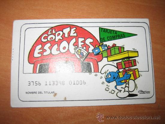 Coleccionismo cromos antiguos: CROMO TARJETA PITUFOS - Foto 1