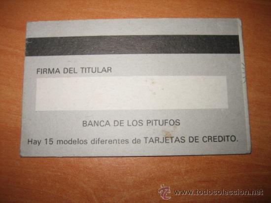 Coleccionismo cromos antiguos: CROMO TARJETA PITUFOS - Foto 2
