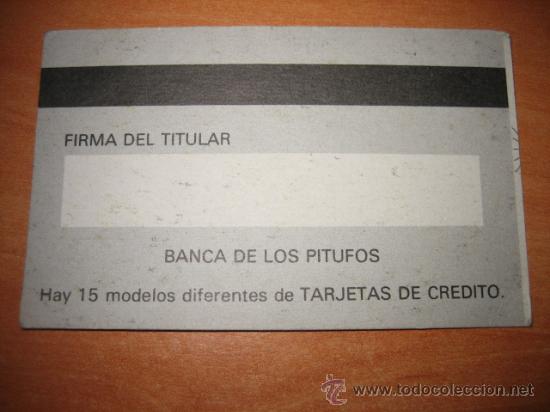 Coleccionismo cromos antiguos: CROMO TARJETA PITUFOS - Foto 2
