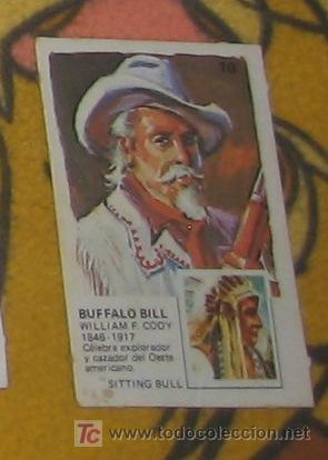 Collezionismo Figurine antiche: parejas famosas ortiz buffalo bill 10