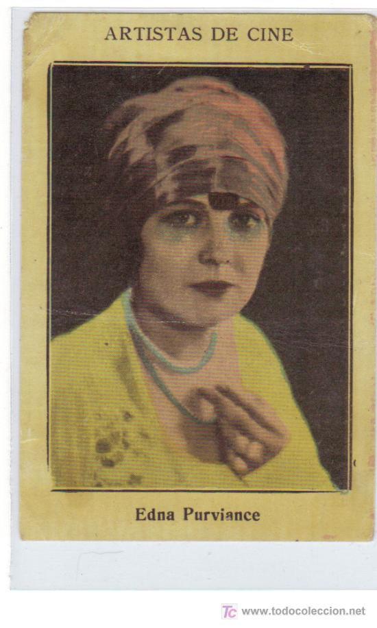 Collezionismo Figurine antiche: CROMO CHOCOLATES E. PI - Artistas de Cine EDNA PURVIANCE - Serie 2&ordf; N. 21