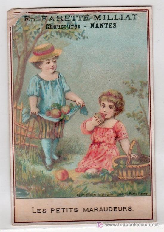Collectable Antique Stickers: CROMO  SIGLO XIX