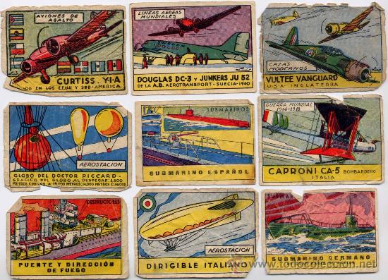 Coleccionismo cromos antiguos: CROMOS DE AVIONES - Foto 1