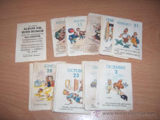 Coleccionismo Cromos antiguos: 79 cromos del ALBUM DEL BUEN HUMOR POTAX