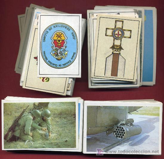 Coleccionismo cromos antiguos: COLECCION COMPLETA DE NUESTROS EJERCITOS, 323 CROMOS SIN ALBUM, - Foto 1