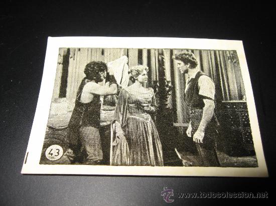 Coleccionismo cromos antiguos: CROMO N&ordm; 43 &rdquo;EL HALC&Oacute;N Y LA FLECHA&rdquo; - Foto 1