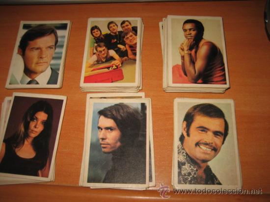 Colecionismo Cromos antigos: CROMOS FAMOSOS DE LA CANCION CINE TV EDICIONES ESTE 1973 A 2&euro; UNIDAD SOLICITAR FALTAS